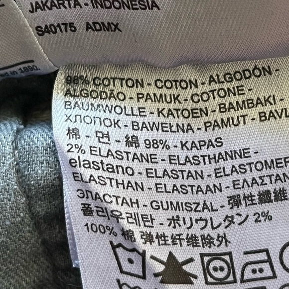 Levi's 505 Mens Size 34x32 Dark/Medium Wash Jeans Denim 5 Pocket Iconic Stretch - Picture 8 of 11